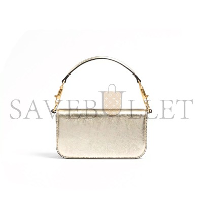 VALENTINO SMALL VALENTINO GARAVANI LOCÒ METALLIC CALFSKIN SHOULDER BAG 6W2B0K53UKE_R16 (20*11*5cm)